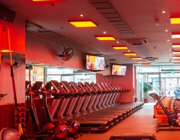 Gym air conditioning and ventilation